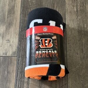 Cincinnati Bengals NFL Northwest 50"x60" Fleece Blanket Throw